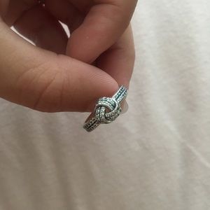 Pandora love knot ring